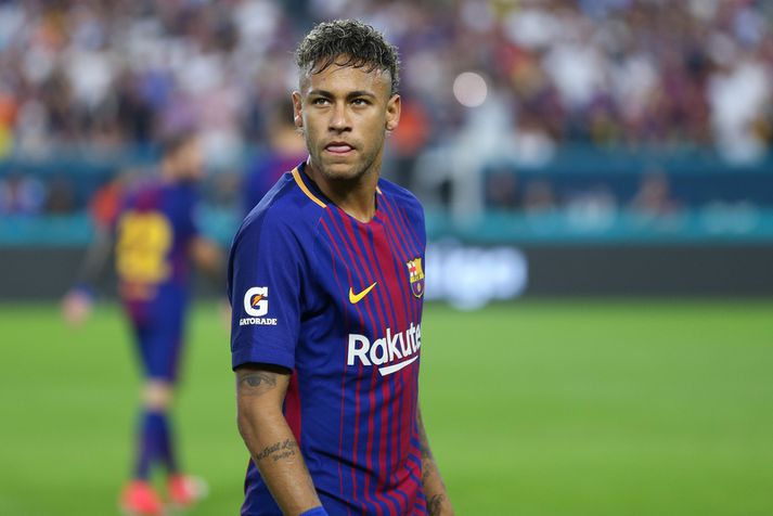 Brasilíumaðurinn Neymar í síðasta leik sínum með Barcelona.