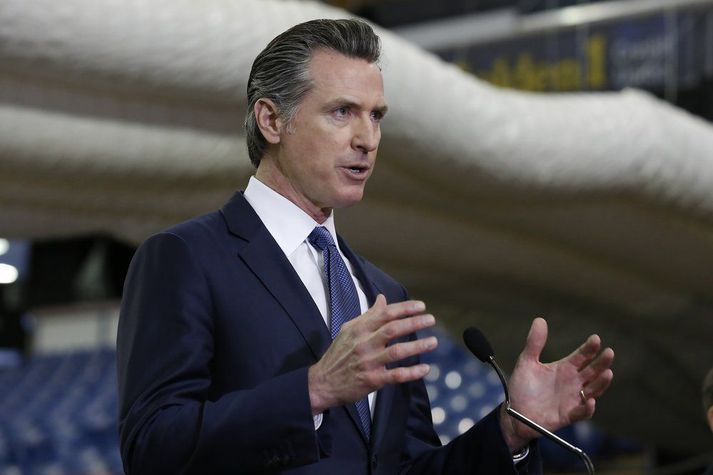 Gavin Newsom ríkisstjóri Kaliforníu.