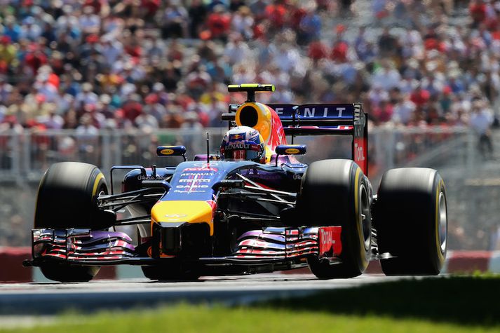 Daniel Ricciardo ók vel í dag og fangaði sínum fyrsta sigri í Formúlu 1.