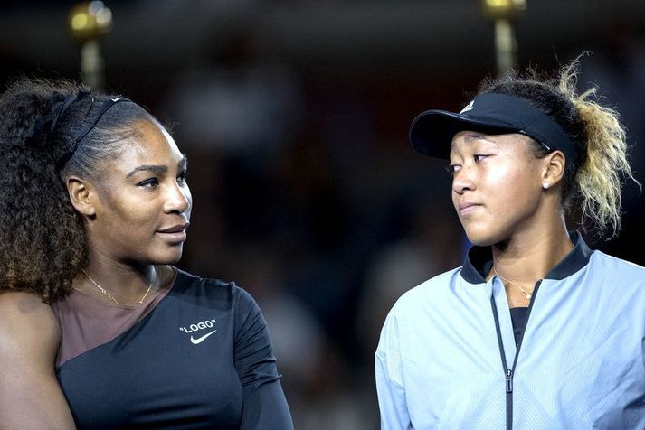 Naomi Osaka og Serena Williams voru tekjuhæstu íþróttakonur heimsins á síðasta ári.