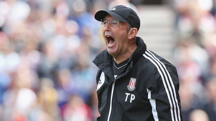 Tony Pulis, stjóri Stoke.