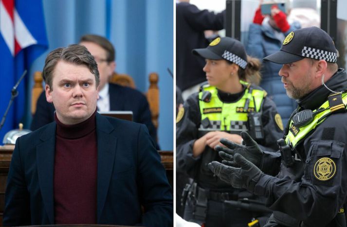 Andrés Ingi Jónsson, þingmaður Pírata er afar ósáttur við löggæslu gærdagsins.
