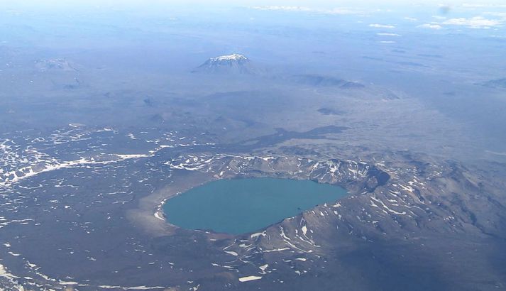 Öskjuvatn myndaðist í miklu eldgosi árið 1875.