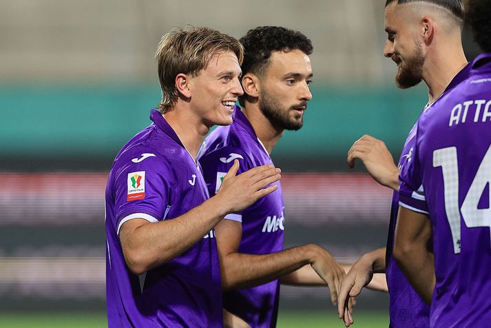 Albert Guðmundsson virðist hafa skorað sitt síðasta mark fyrir Fiorentina.