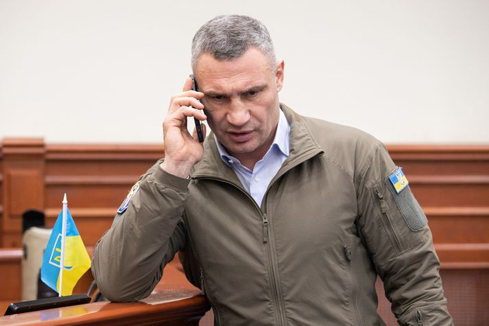 Vitalii Klychko hefur í mörgu að snúast sem borgarstjóri Kænugarðs.