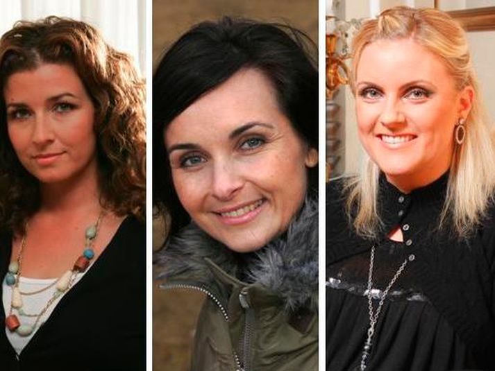 Elín Reynisdóttir, Þórdís Þorleifsdóttir og Anna Rún Frímannsdóttir.