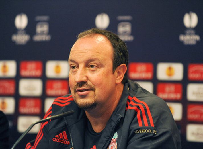 Rafa Benitez, stjóri Liverpool.