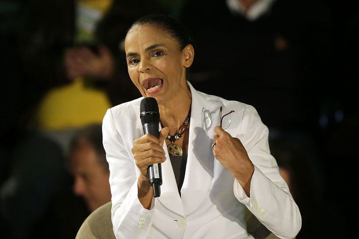 Marina Silva varð í þriðja sæti í forsetakosningunum.