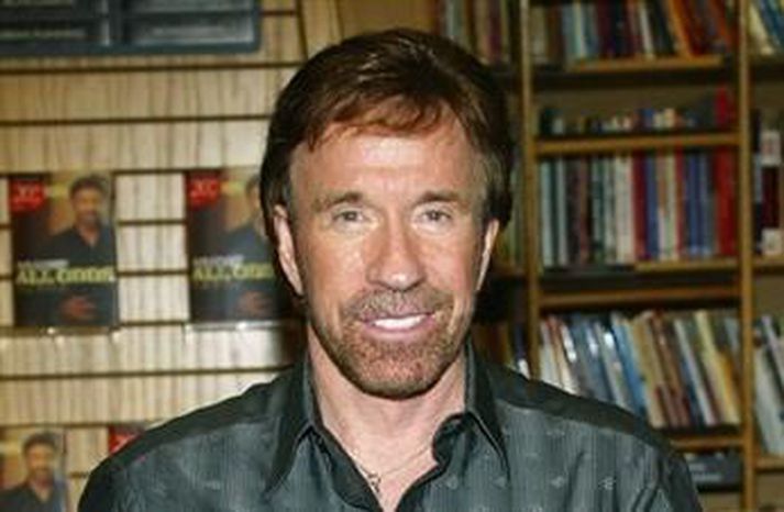 Chuck Norris er sjötugur í dag. Mynd/ AFP.