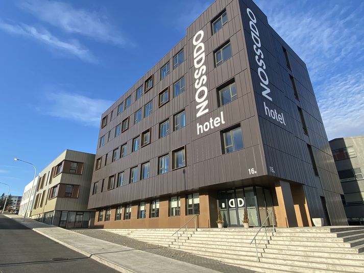 Oddsson hótel við Grensásveg.