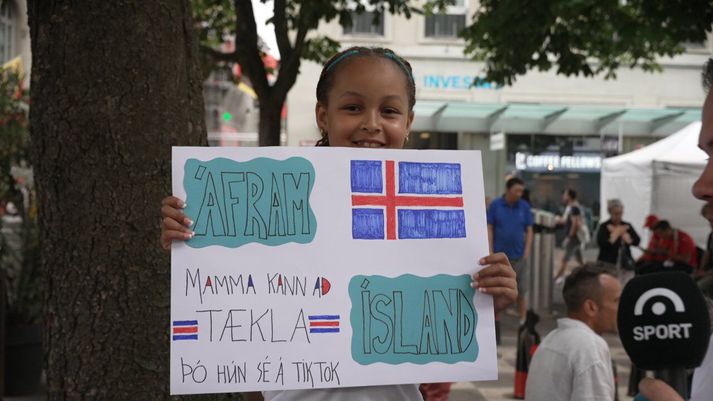 Harper Eyja Rúnarsdóttir  mætti með skýr skilaboð til íslensku þjóðarinnar.