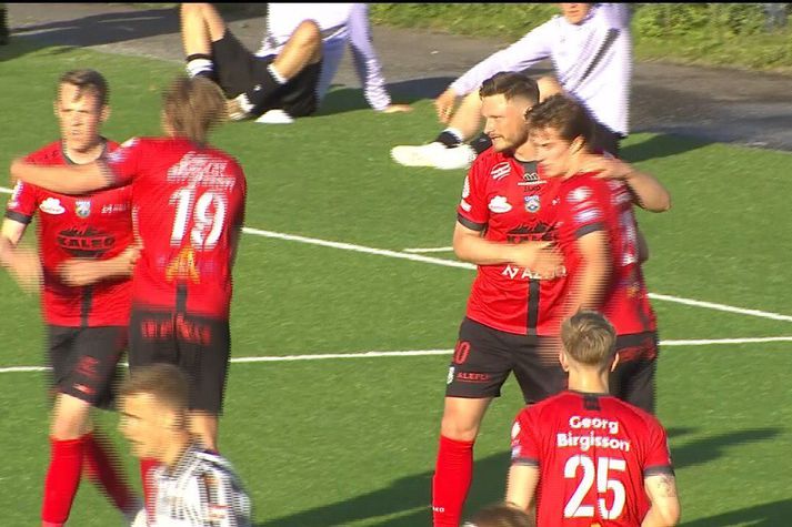 Norðmaðurinn Stokke bjargaði stigi fyrir heimamenn.