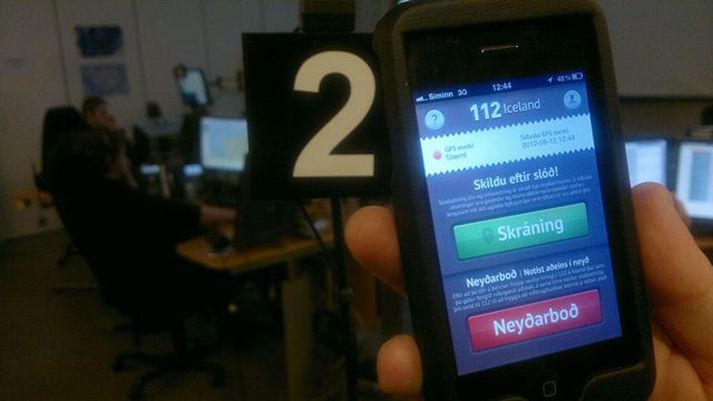 Nýja snjallsímaforritið var kynnt í morgun.