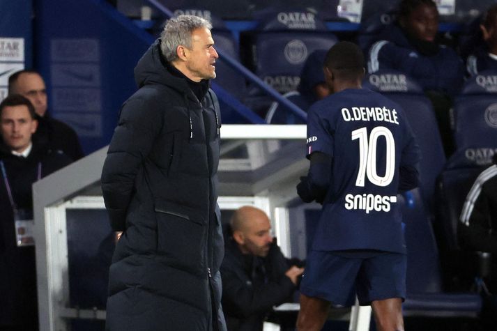 Það gengur ekki alveg eins vel hjá Luis Enrique, Ousmane Dembele og félögum í Paris Saint-Germain á þessari leiktíð.