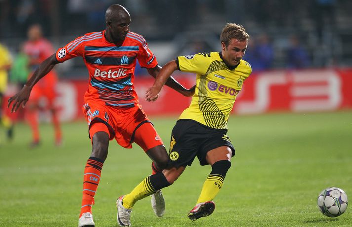 Hinn frábæri Mario Götze er í liði Dortmund.