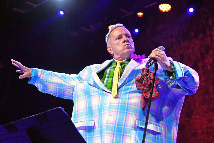 John Lydon á sviðinu í O2-höllinni í London í júní 2022.