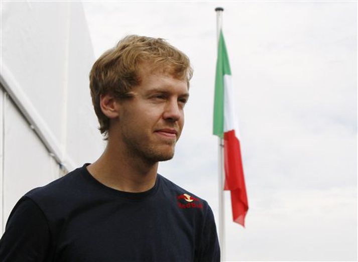 Sebastian Vettel er mættur til Ítalíu og keppir á Monza bratuinni um helgina.