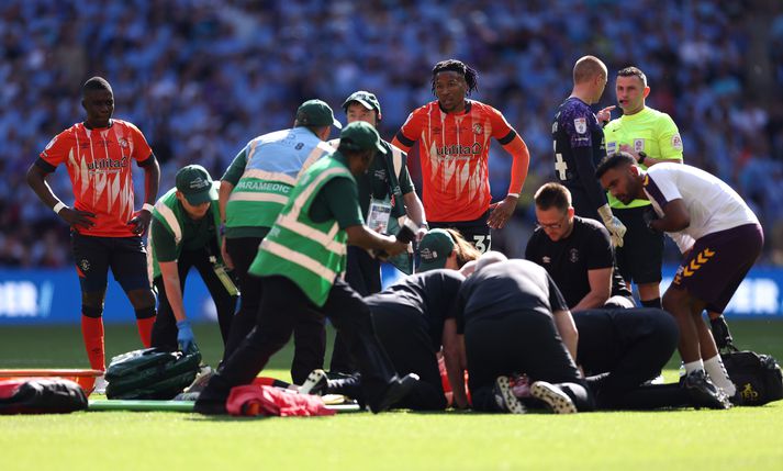 Lockyer fær aðhlynningu á Wembley í dag