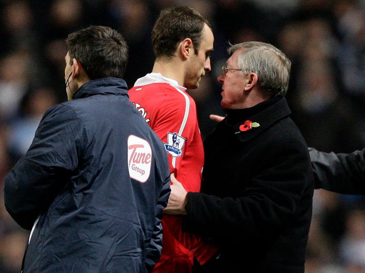 Dimitar Berbatov er örugglega ekki sáttur.