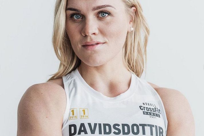 Katrín Tanja Davíðsdóttir er búin að máta keppnisbúninginn sinn á heimsleikunum.