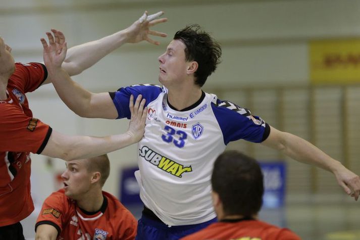 Björgvin kann að kasta handbolta í mark