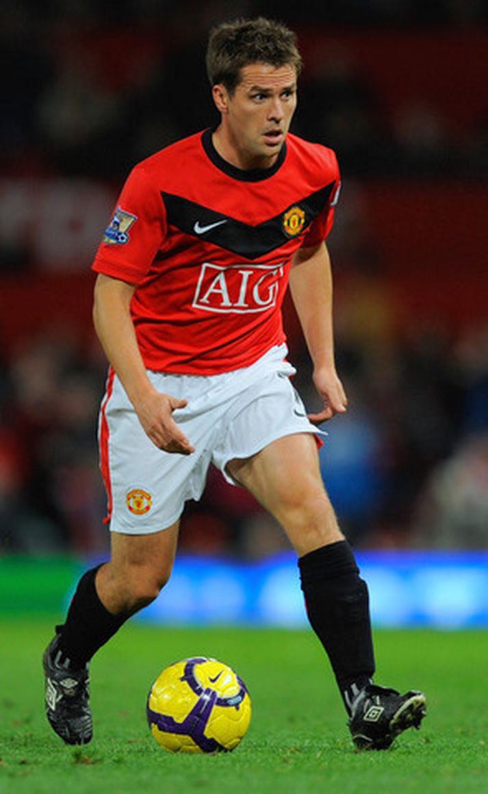 Michael Owen í leik með Manchester United.