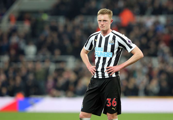 Longstaff í leik með Newcastle.