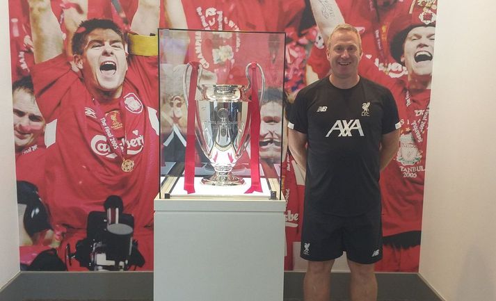 Thomas Grönnemark Larsen hefur bætt innkastatölfræði Liverpool mikið á sínum tíma hjá félaginu.