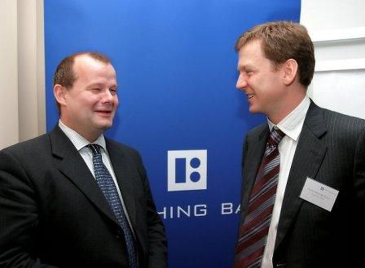 Hreiðar Már Sigurðsson og Sigurður Einarsson hjá Kaupþingi.