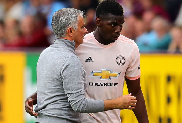 Paul Pogba er ósáttur við Mourinho.