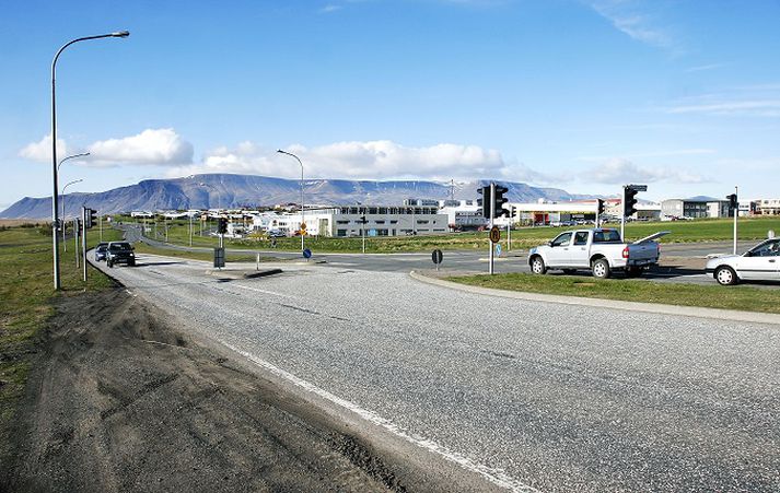 Hægt verður á umferð um Aðaltún vegna framkvæmda.