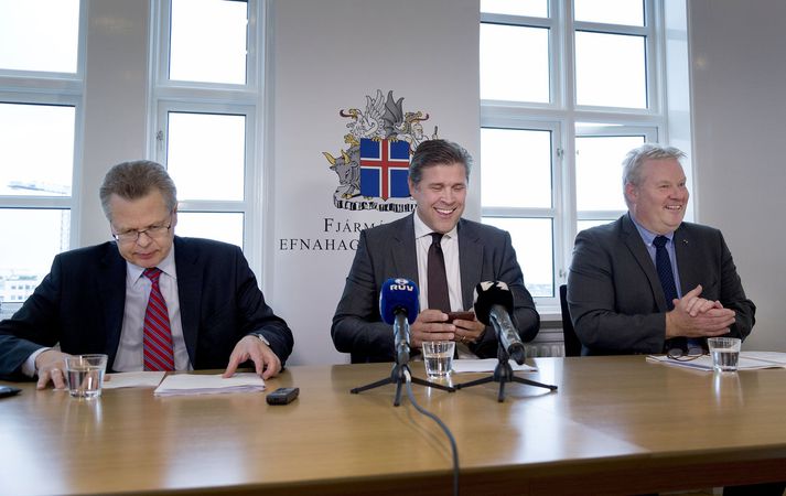 Næstu skref í losun fjármagnshafta voru kynnt á blaðamannafundi á þriðjudag. 