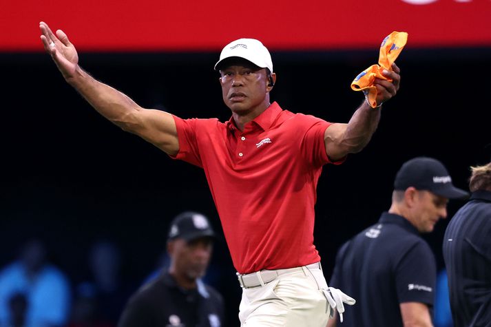 Tiger Woods meiddist ekki í slysinu en braut lög.