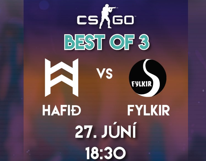 Hafið gegn Fylki í Háskólabíói.