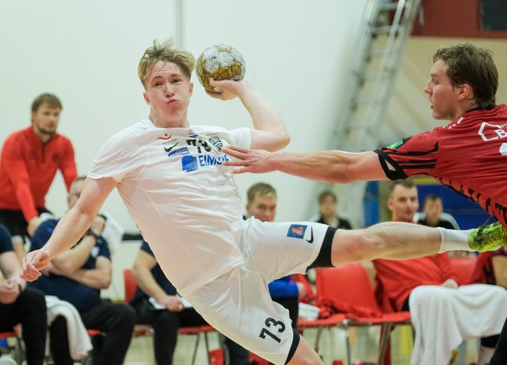 Elías Þór var markahæstur Eyjamanna í dag