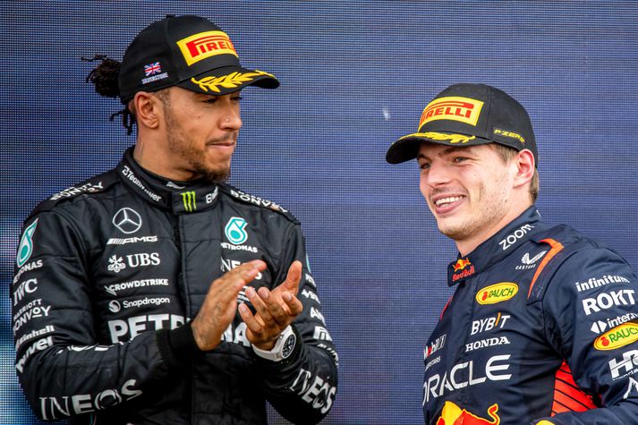 Max Verstappen og Lewis Hamilton hafa unnið alla heimsmeistaratitla í Formúlu 1 frá 2017.