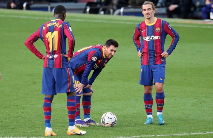 Barcelona er á meðal spænskra liða sem eru í miklum fjárhagskröggum.