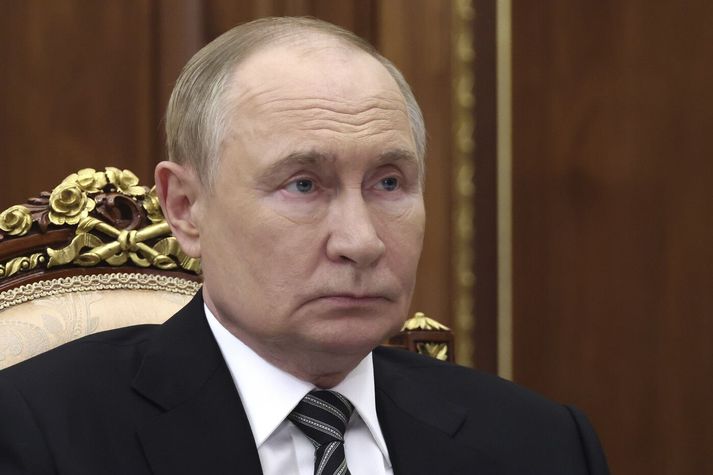 Vladimír Pútin, forseti Rússlands.