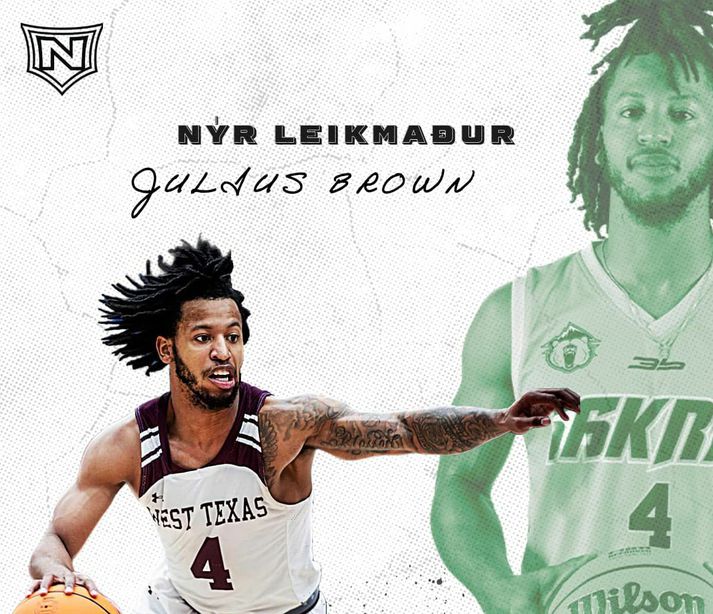 Julius Brown mun stýra sóknarleik Njarðvíkur á næsta tímabili.
