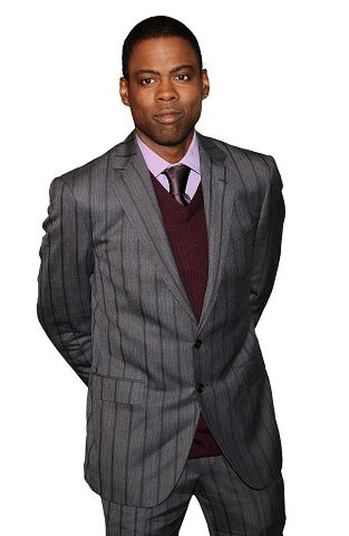 Stundum er gott að vera fyndinn Chris Rock róaði ófríska konu í verslunarmiðstöð með því að segja brandara.