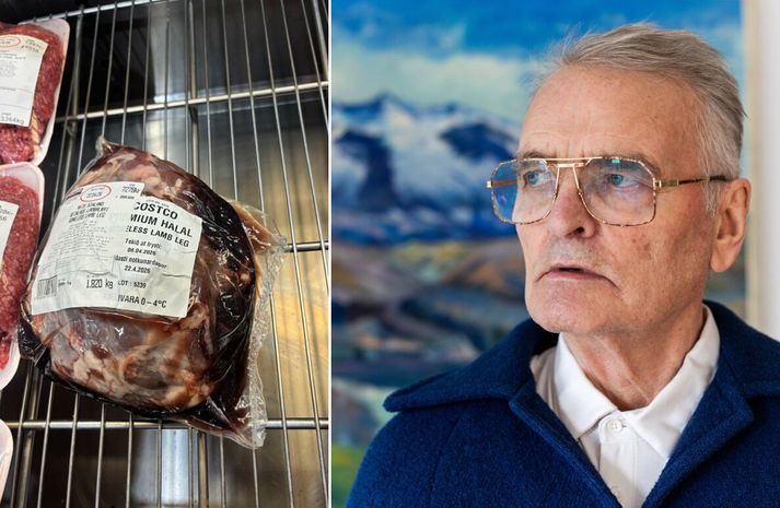 Guðni Ágústsson velur hinu nýsjálenska lambastykki, sem hann segir hafa verið flutt til Íslands 18 þúsund kílómetra með tilheyrandi kolefnisfótspori, hina verstu orð.