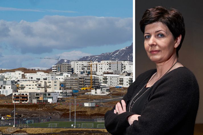 Guðfinna Jóhanna gagnrýnir stefnu meirihlutans í Reykjavík varðandi lóðaúthlutanir.