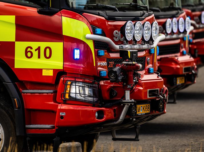 Slökkvilið Akraness og Hvalfjarðarsveitar var kallað til.