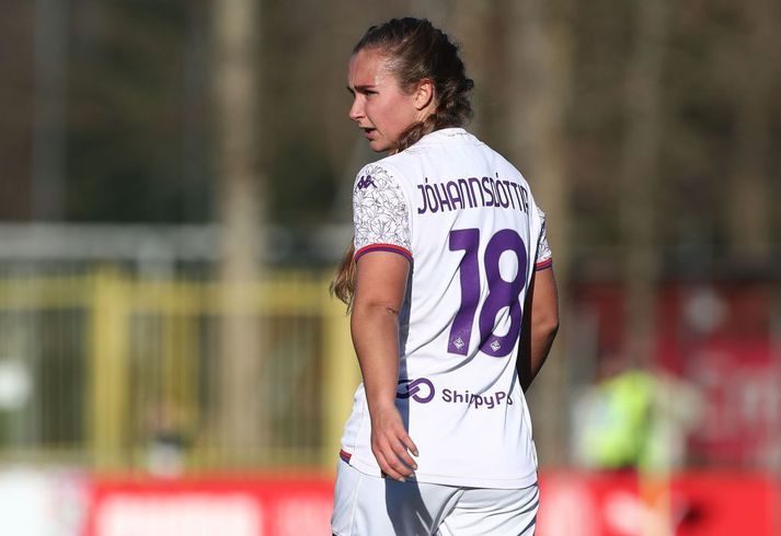 Alexandra Jóhannsdóttir komst undanúrslit bikarsins með Fiorentina.