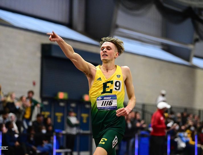 Baldvin Þór Magnússon hefur staðið sig frábærlega fyrir Eastern Michigan háskólann.