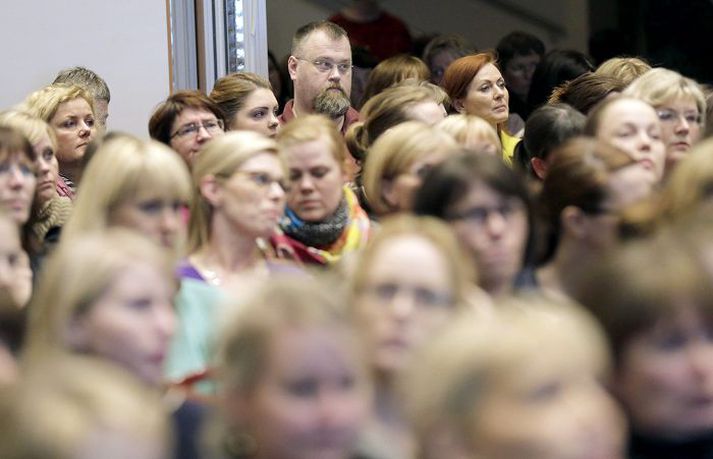 Hjúkrunarfræðingar höfnuðu á mánudag tillögu að nýjum stofnanasamningi við LSH. Fréttablaðið/Vilhelm