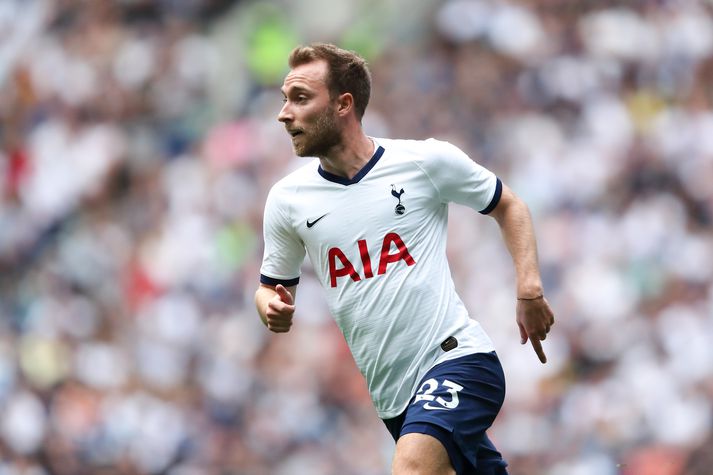 Eriksen í leik með Tottenham á undirbúningstímabilinu.