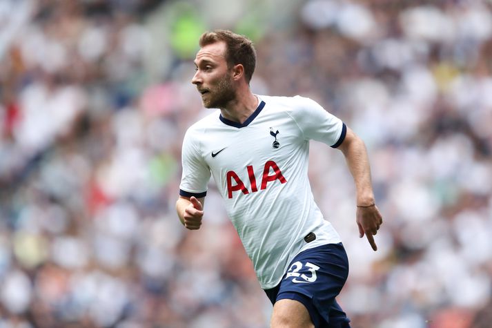 Eriksen í leik með Tottenham á undirbúningstímabilinu.