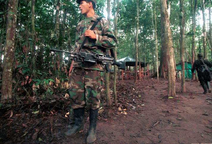 Átök FARC við kólumbísk stjórnvöld hafa staðið yfir í hálfa öld.