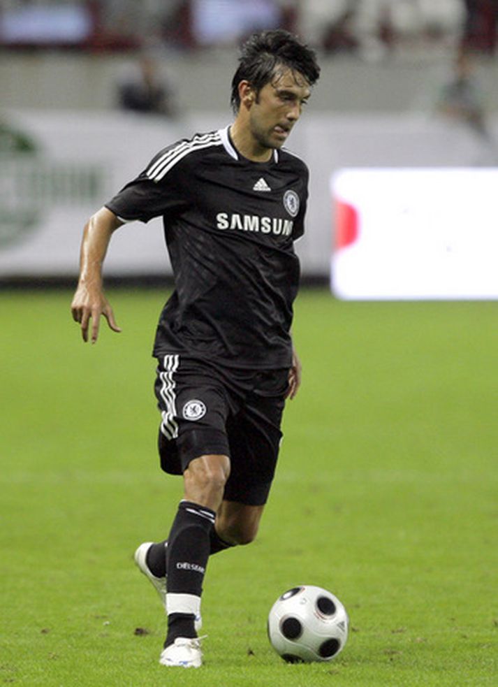 Paulo Ferreira í leik með Chelsea.
